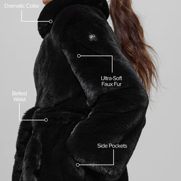 ALO Yoga Black Jacket starstruck brand new - Picture 6 of 6